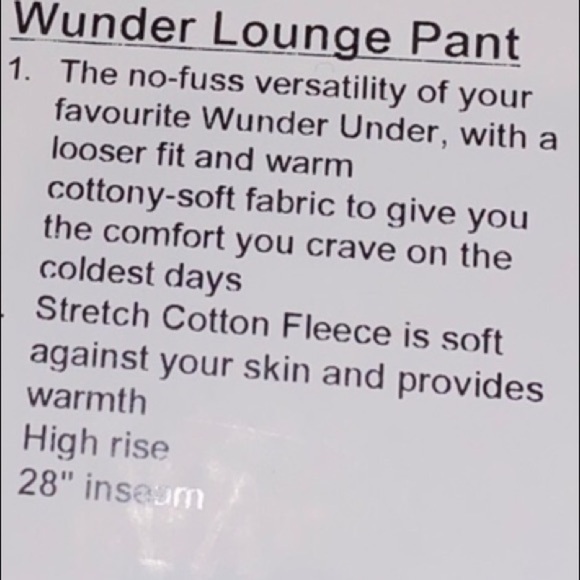 9.Lululemon Wunder Lounge Pant 28" *Updated FitHeathered Core Medium Grey - Picture 15 of 16